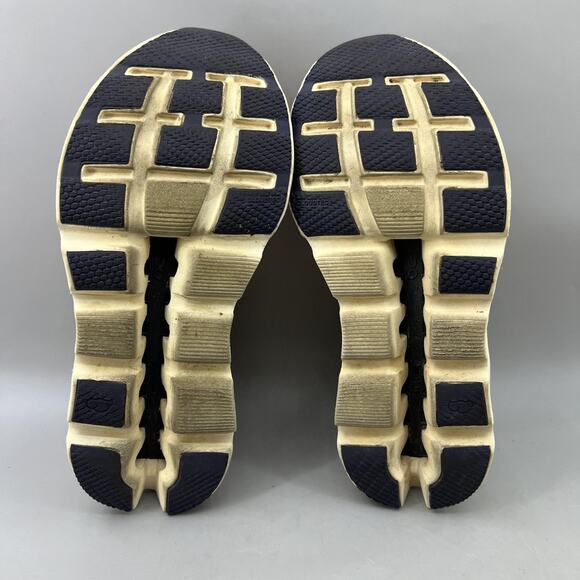 On Cloudstratus 2 Running Shoes Women Size 6 Orange Navy Mesh Comfort Sneakers - Picture 7 of 8